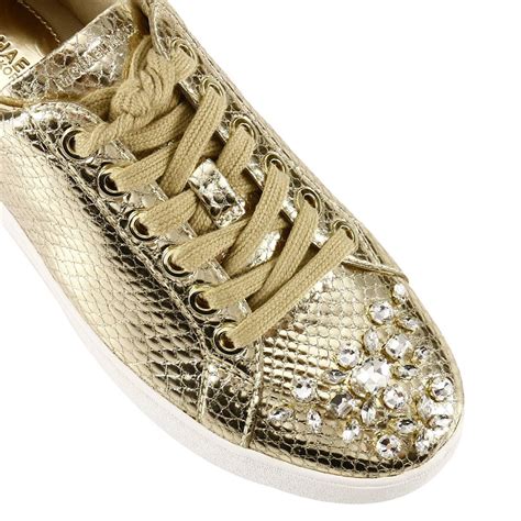 zapatillas michael kors plataforma|gold sneakers Michael Kors.